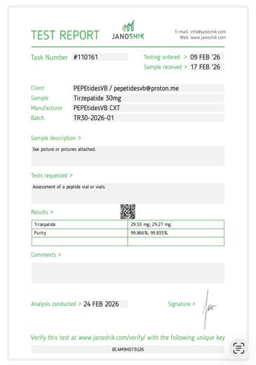 Certificado de analisis CoA 59